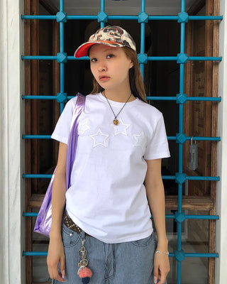 Pencil stripe balloon carpenter pants