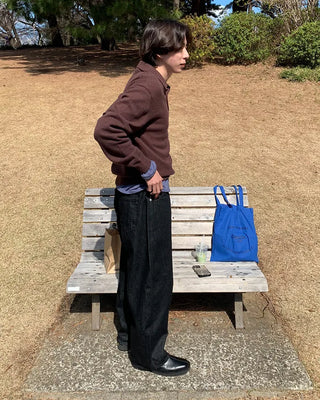 Big wide denim pants