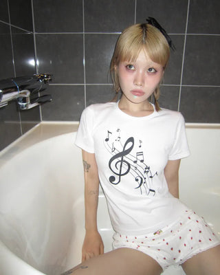[3rd Re-release] (ORIGINAL) Musical Slim Fit T-Shirt