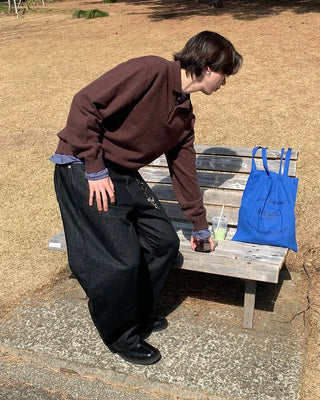 Big wide denim pants