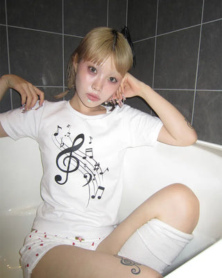 [3rd Re-release] (ORIGINAL) Musical Slim Fit T-Shirt