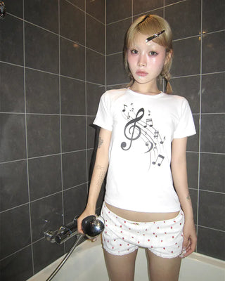 [3rd Re-release] (ORIGINAL) Musical Slim Fit T-Shirt
