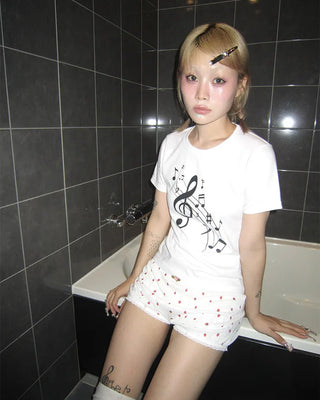 [3rd Re-release] (ORIGINAL) Musical Slim Fit T-Shirt