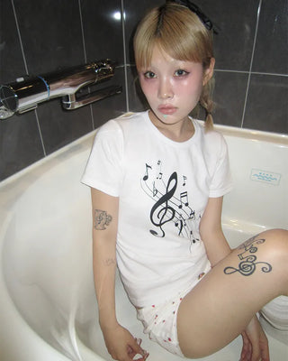 [3rd Re-release] (ORIGINAL) Musical Slim Fit T-Shirt