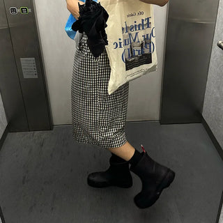 Checked Carpenter Half Pants