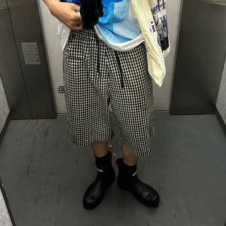 Checked Carpenter Half Pants