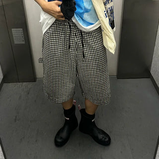 Checked Carpenter Half Pants