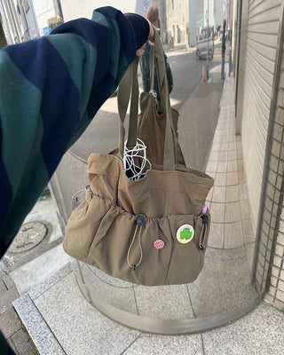 Soft String Shoulder Bag