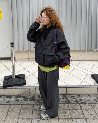 Pocket Windbreaker Hoodie