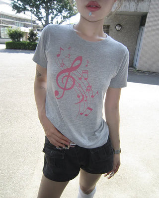 [3rd Re-release] (ORIGINAL) Musical Slim Fit T-Shirt