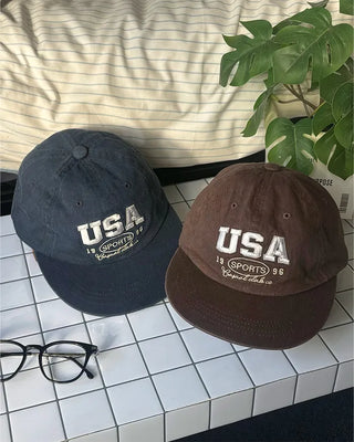 USA Stitch Straight Cap