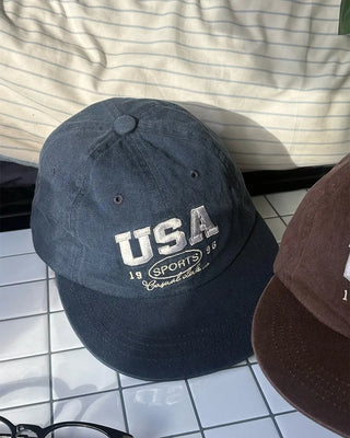 USA Stitch Straight Cap