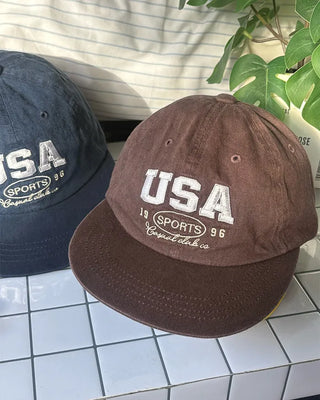 USA Stitch Straight Cap