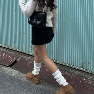 Ribbed Leg Warmers