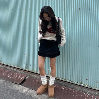Ribbed Leg Warmers