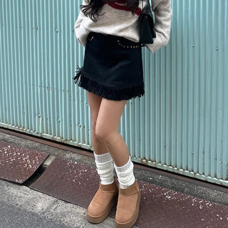 Ribbed Leg Warmers