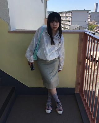 Layered Nylon Easy Skirt