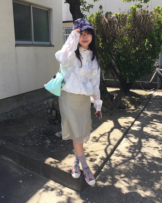 Layered Nylon Easy Skirt