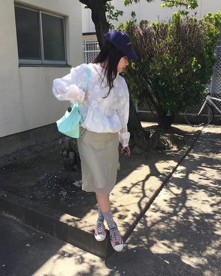 Layered Nylon Easy Skirt