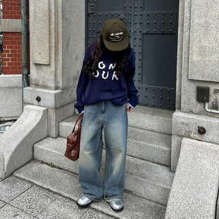 Bonjour Round Bicolor Knit