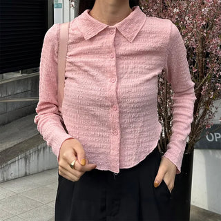Asymmetrical Cropped Color Cardigan