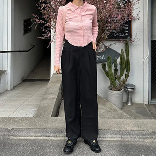 Asymmetrical Cropped Color Cardigan