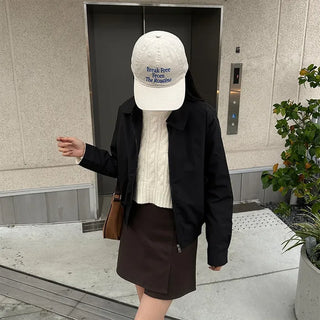 Lettering Stitch Cap
