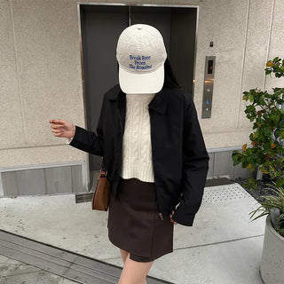 Lettering Stitch Cap