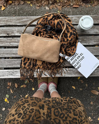 Leopard print scarf