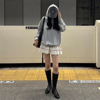 One-pocket hooded sweatshirt