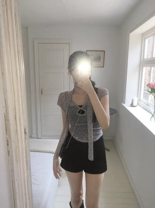 [Pelvic support pad included] Daily shorts