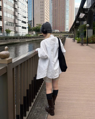 Vivid Overfit Long-Sleeve Shirt