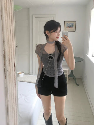 [Pelvic support pad included] Daily shorts