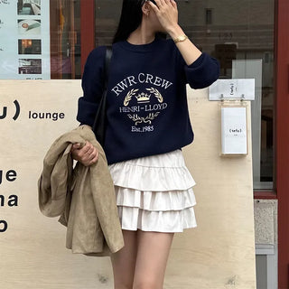 Tiered mini skirt
