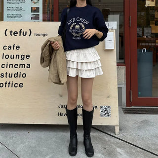 CREW Lettering Stitch Knit