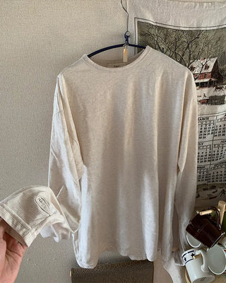 Striped Arm Warmer Long-Sleeve T-Shirt