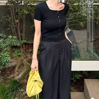 Vivid Shirring Square Tote Bag