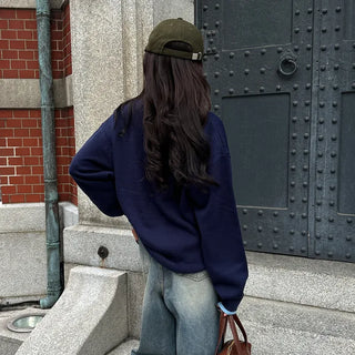 Bonjour Round Bicolor Knit
