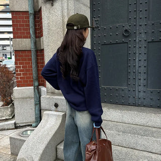 Bonjour Round Bicolor Knit
