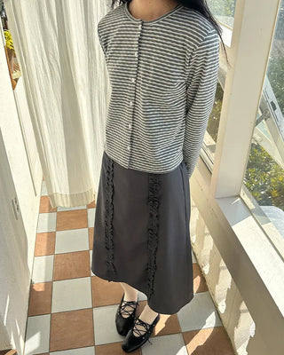 Lace-up flat shoes