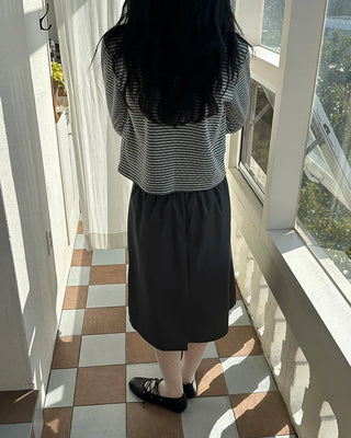 Lace-up flat shoes