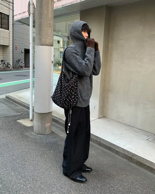 Wool Melange Simple Knit