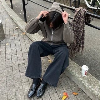 Side pintuck denim pants