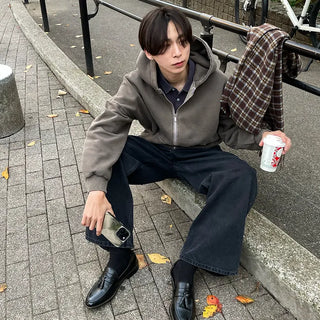 Side pintuck denim pants