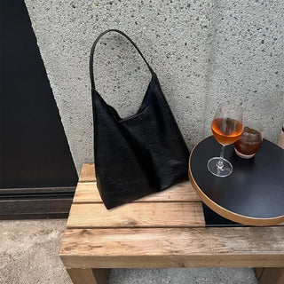 Square leather shoulder bag