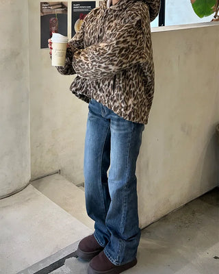 Point Wash Flare Denim Pants