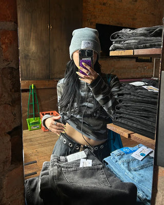 [4th Re-release] (ORIGINAL) Lettering Camo Long Sleeve T-Shirt