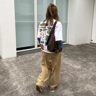 Unisex elasticated cotton pants