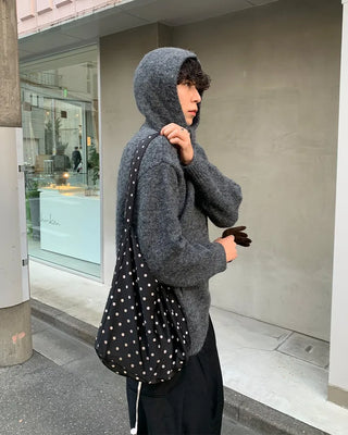 Wool Melange Simple Knit