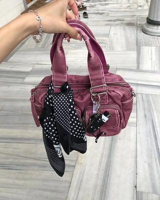 Monochrome Poika Dot Scarf